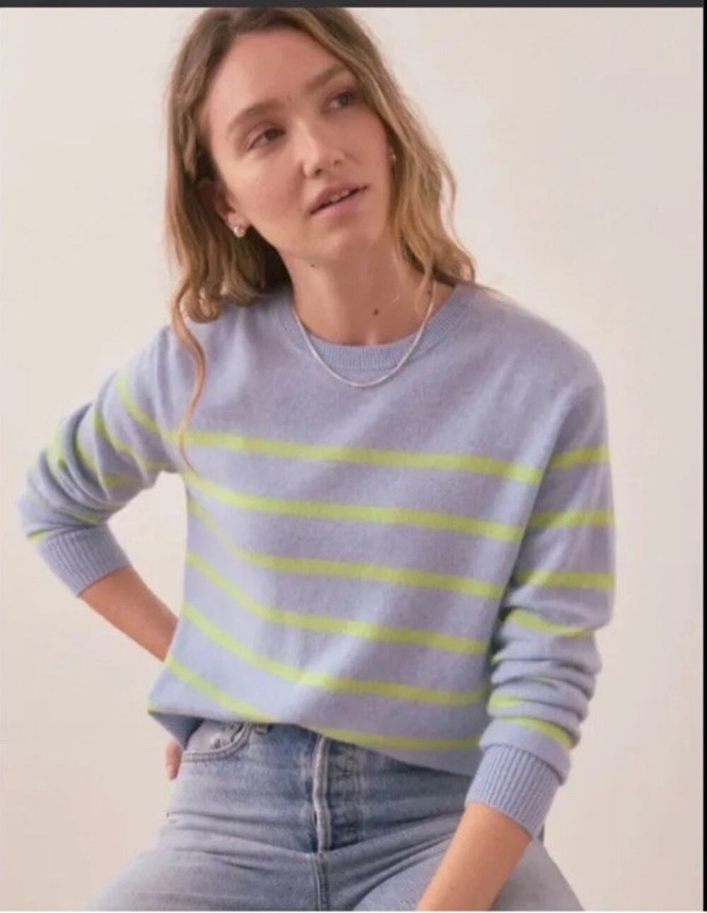 Marine Layer Harper Cashmere Sweater XS Layered Luxury Cabincore Workwear